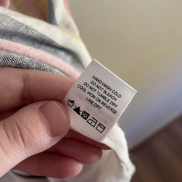 Majorelle Women S Multicolor Stripe Beach Cutout Tie Front Seashell Midi Dress - Picture 11 of 13